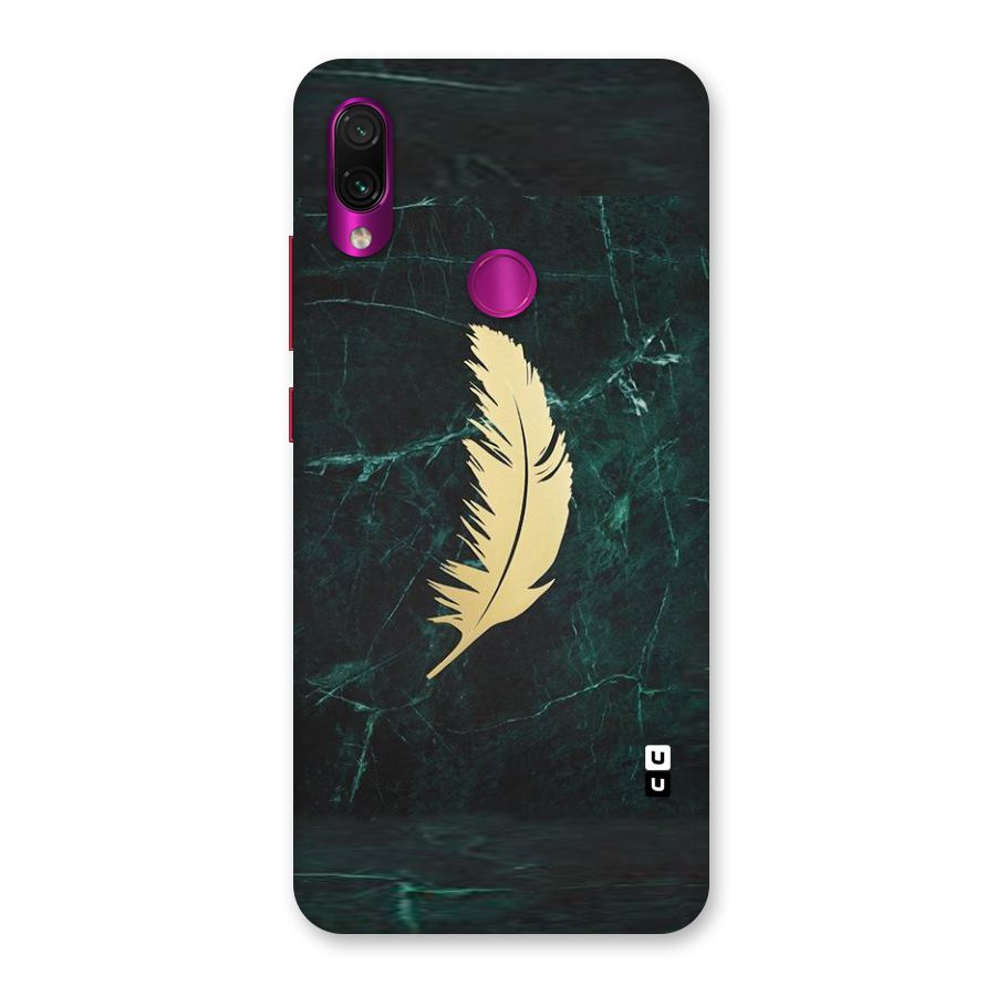 Golden Feather Back Case for Redmi Note 7 Pro