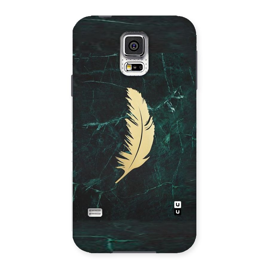 Golden Feather Back Case for Samsung Galaxy S5