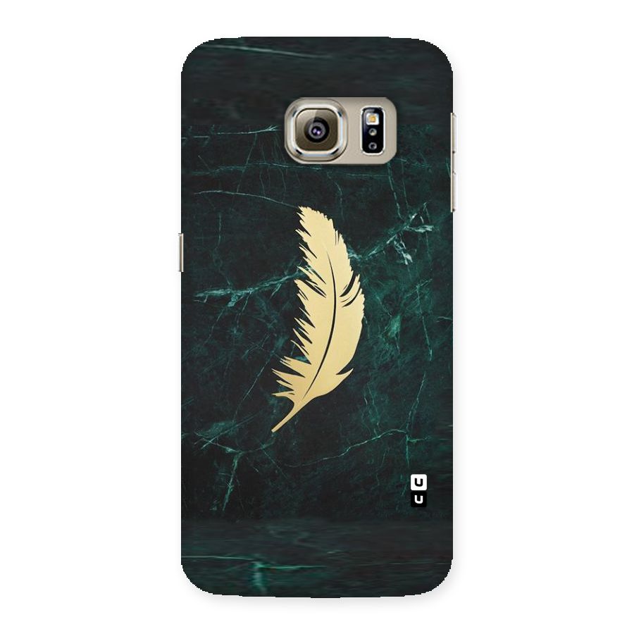 Golden Feather Back Case for Samsung Galaxy S6 Edge
