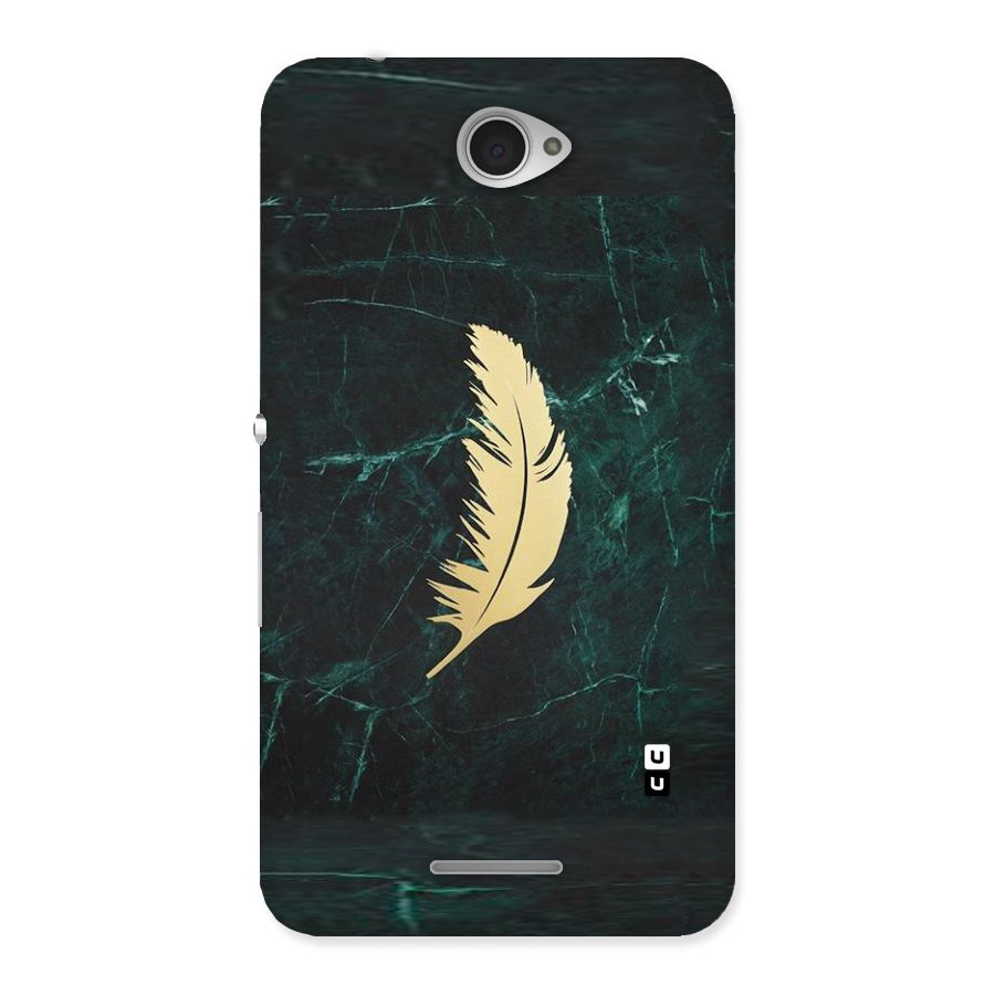 Golden Feather Back Case for Sony Xperia E4