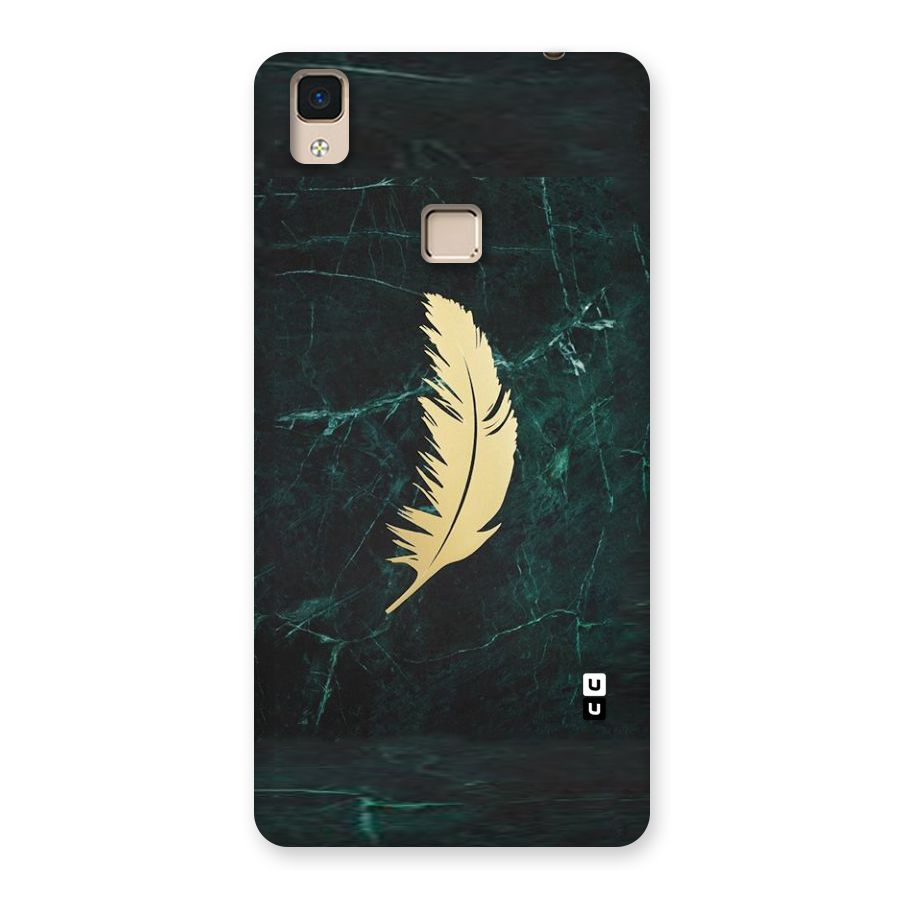 Golden Feather Back Case for V3 Max