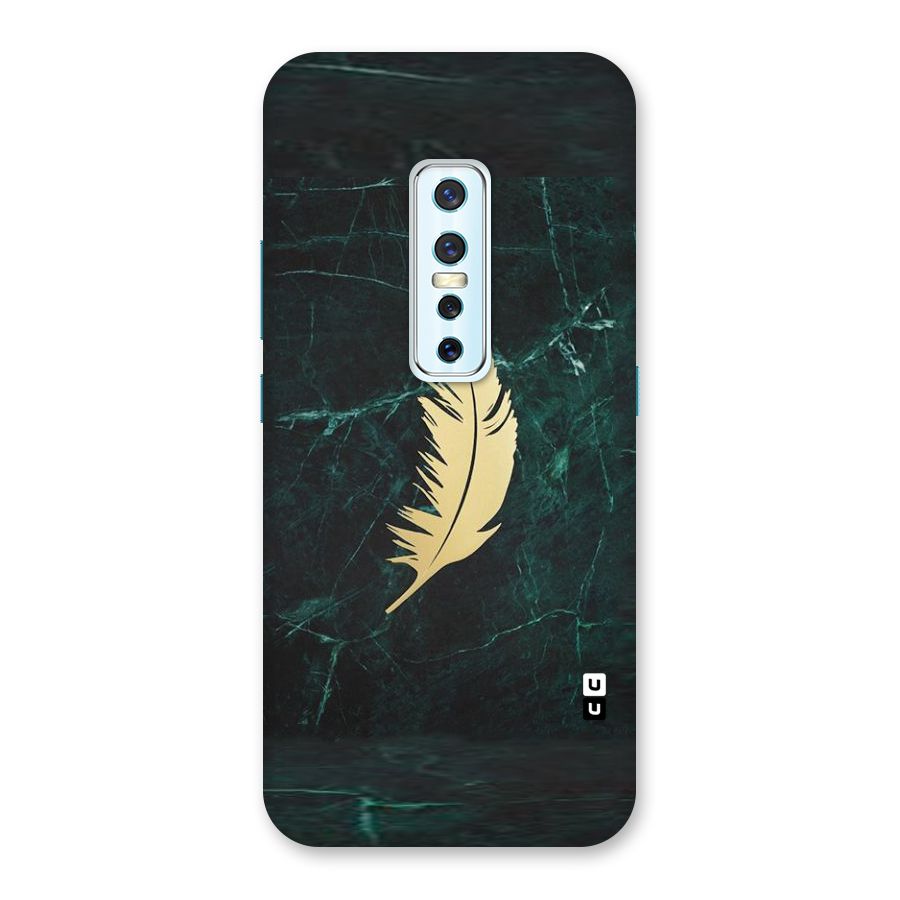 Golden Feather Back Case for Vivo V17 Pro