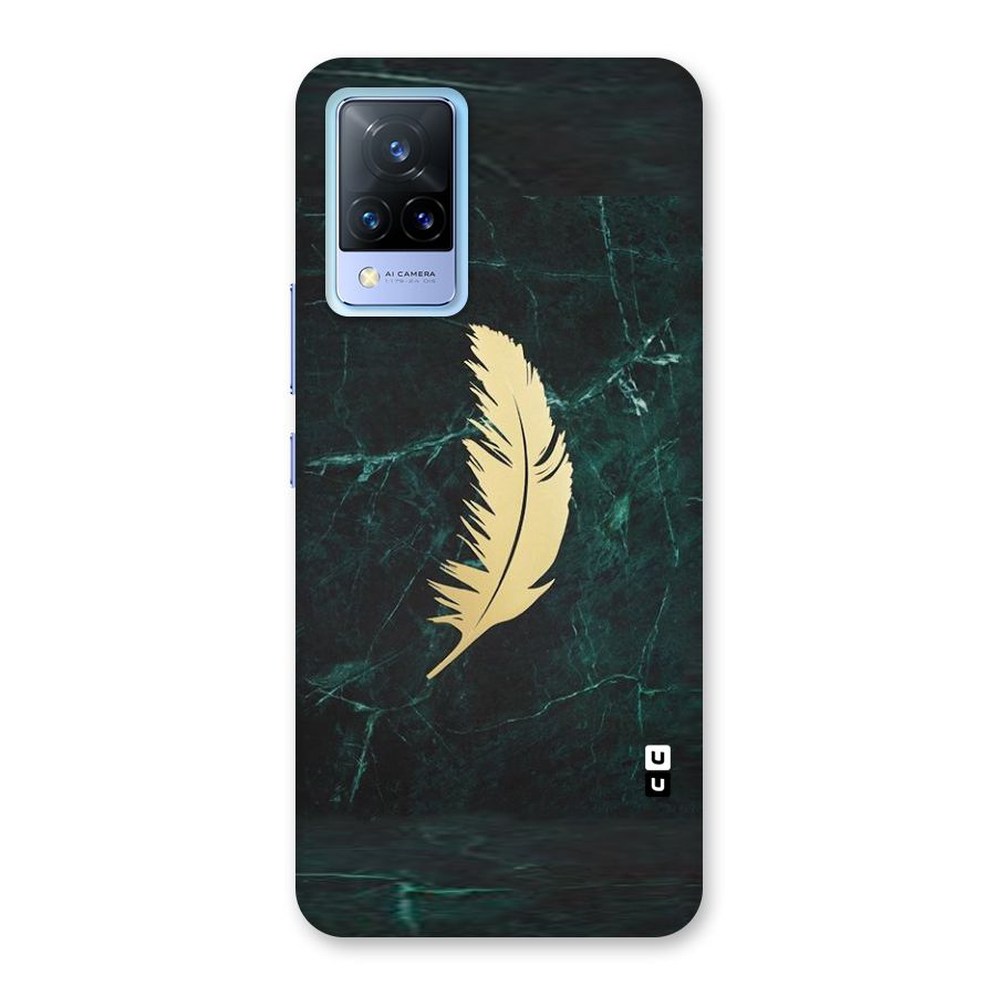 Golden Feather Back Case for Vivo V21 5G