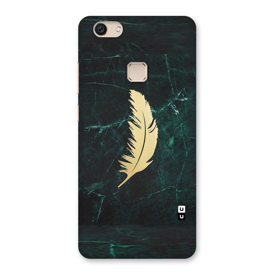 Golden Feather Back Case for Vivo V7
