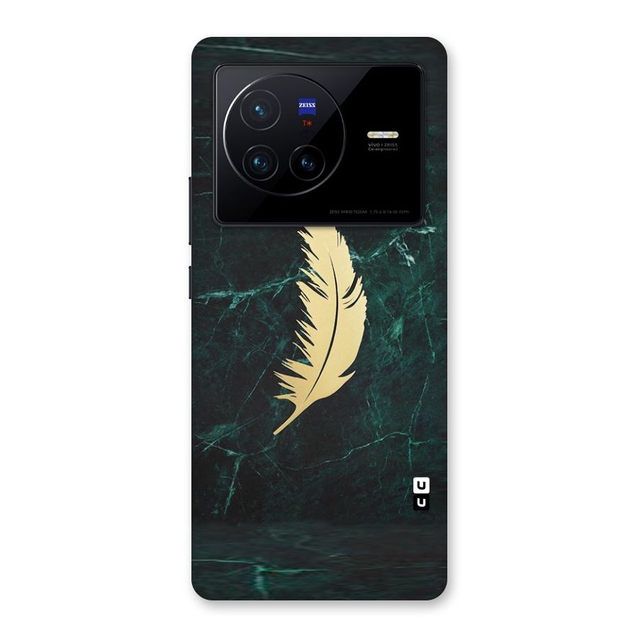 Golden Feather Back Case for Vivo X80