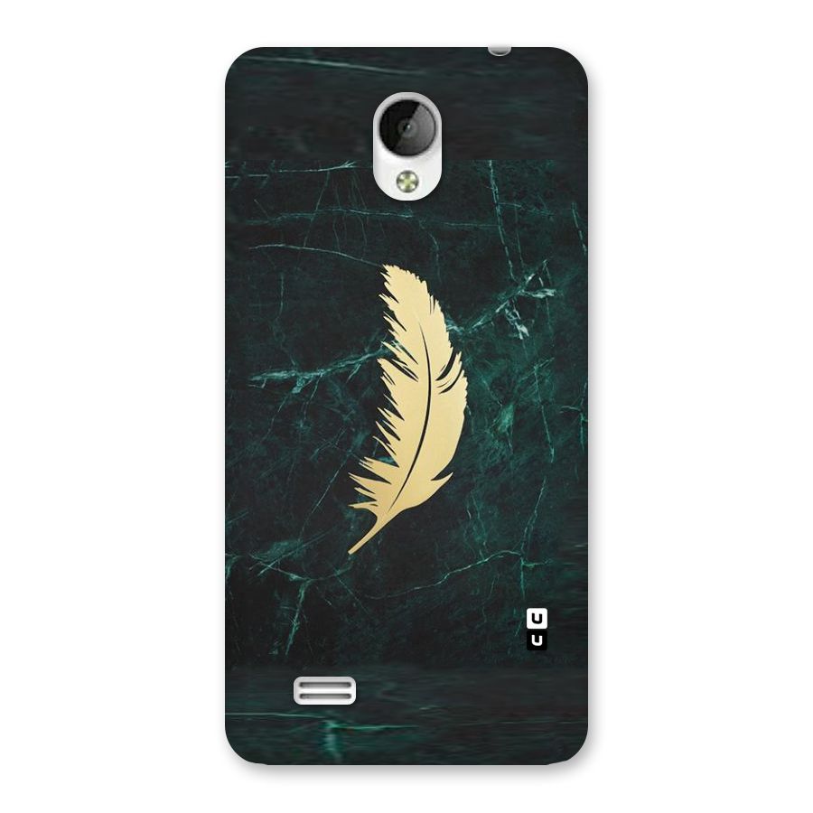 Golden Feather Back Case for Vivo Y21