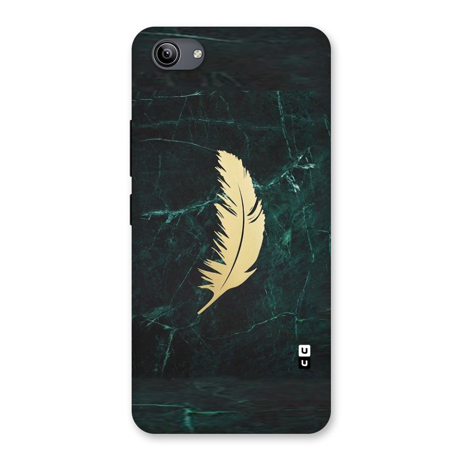Golden Feather Back Case for Vivo Y81i