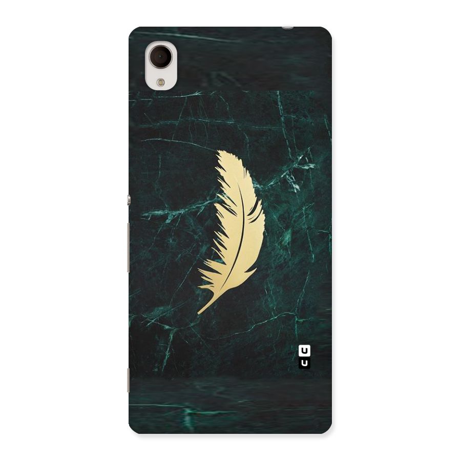 Golden Feather Back Case for Xperia M4 Aqua