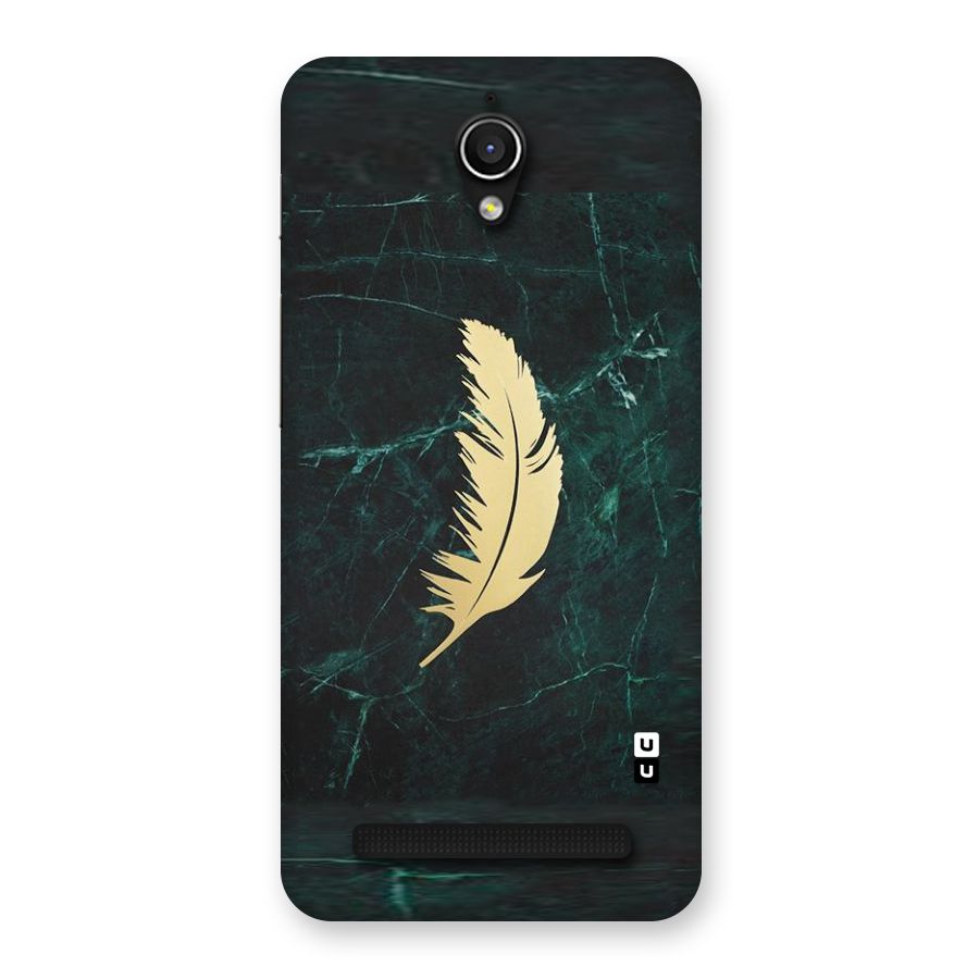 Golden Feather Back Case for Zenfone Go