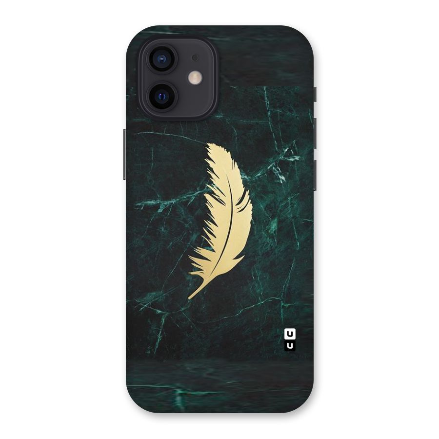 Golden Feather Back Case for iPhone 12