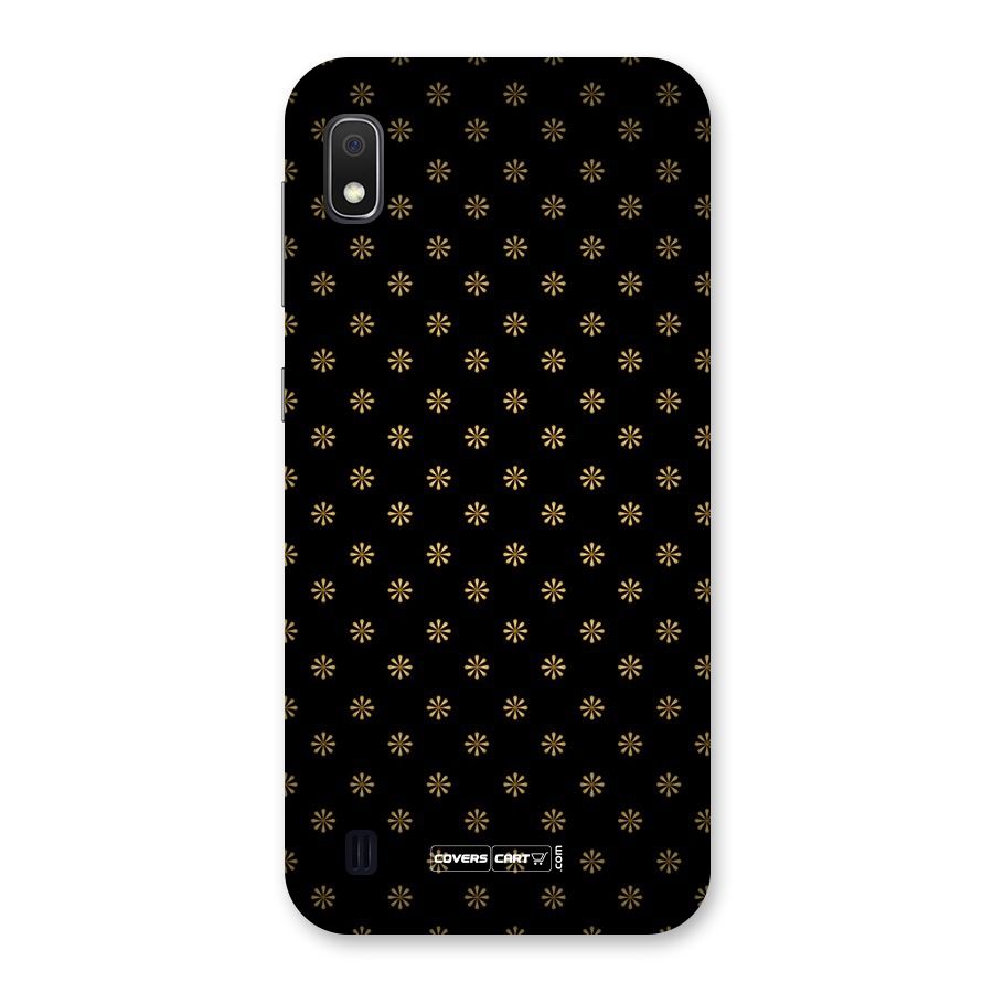 Golden Flowers Back Case for Galaxy A10