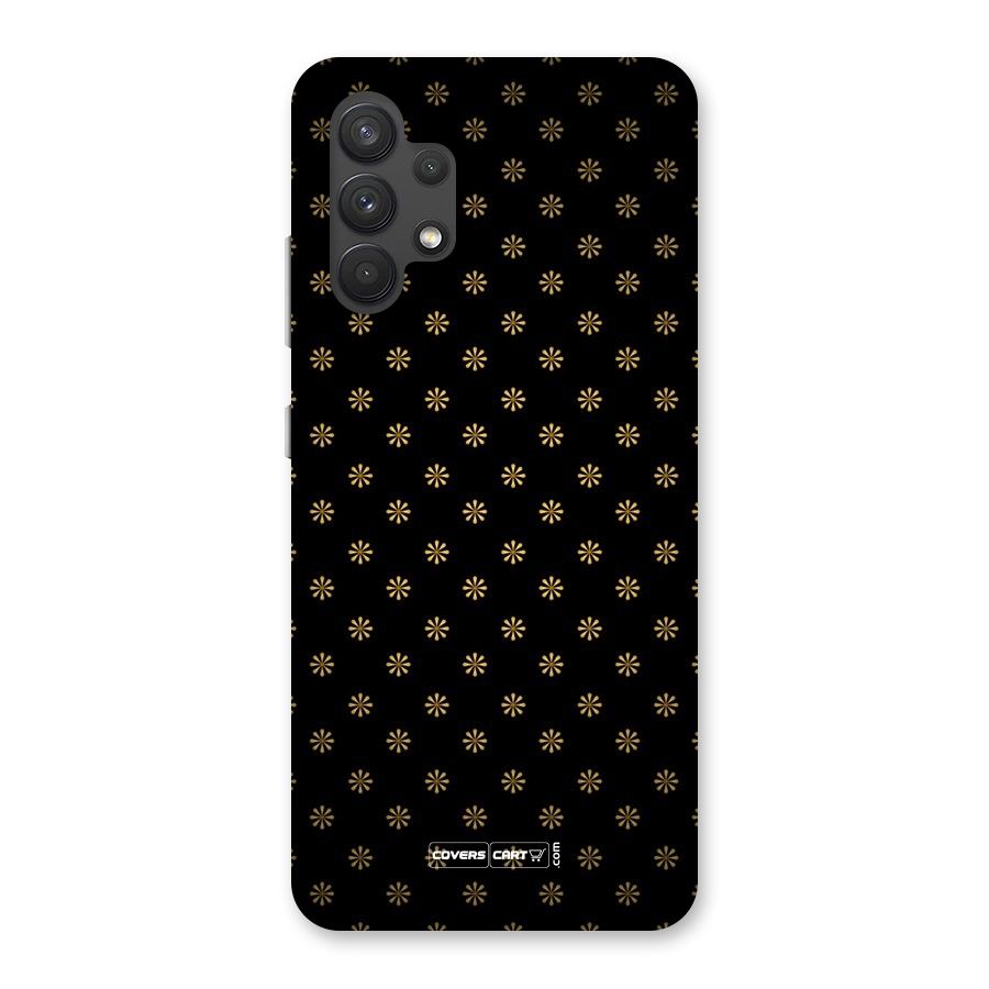 Golden Flowers Back Case for Galaxy A32