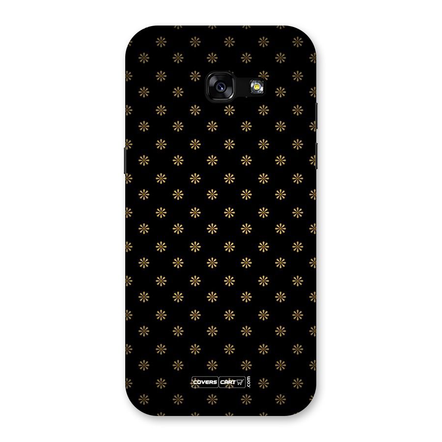 Golden Flowers Back Case for Galaxy A5 2017