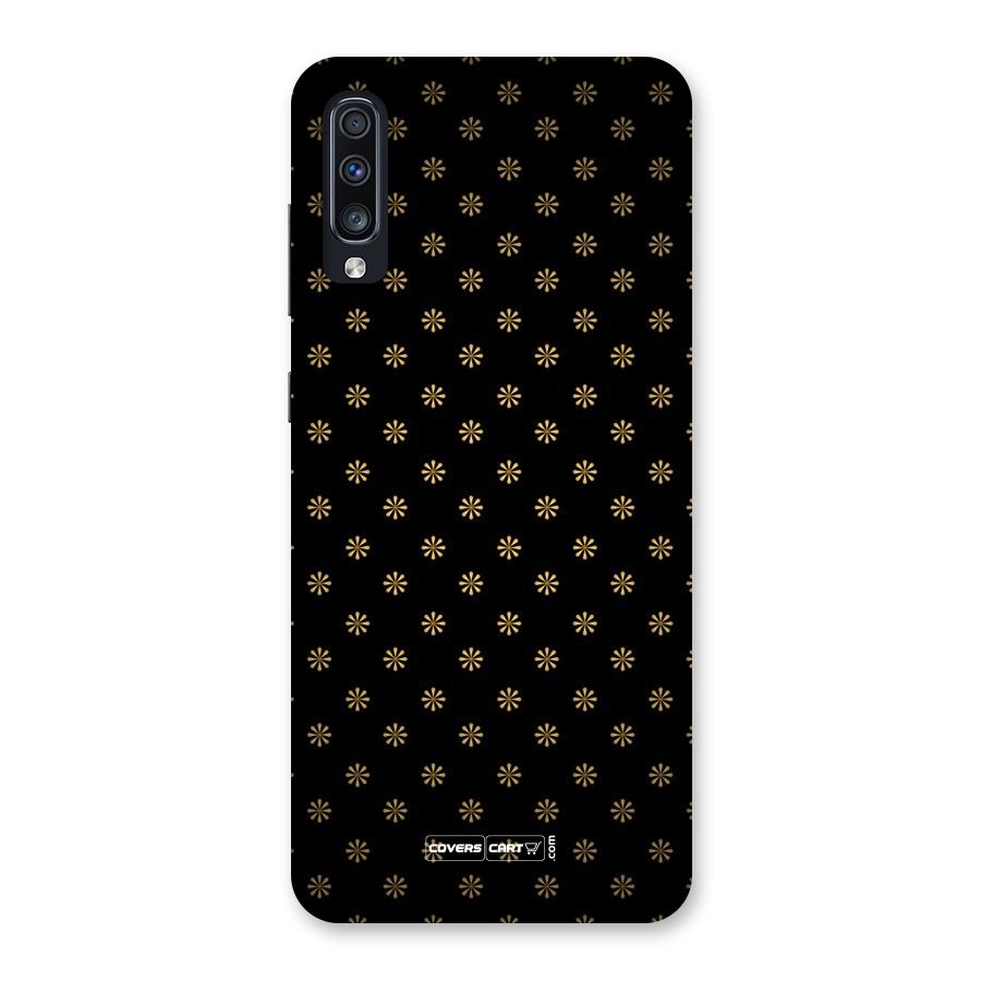 Golden Flowers Back Case for Galaxy A70