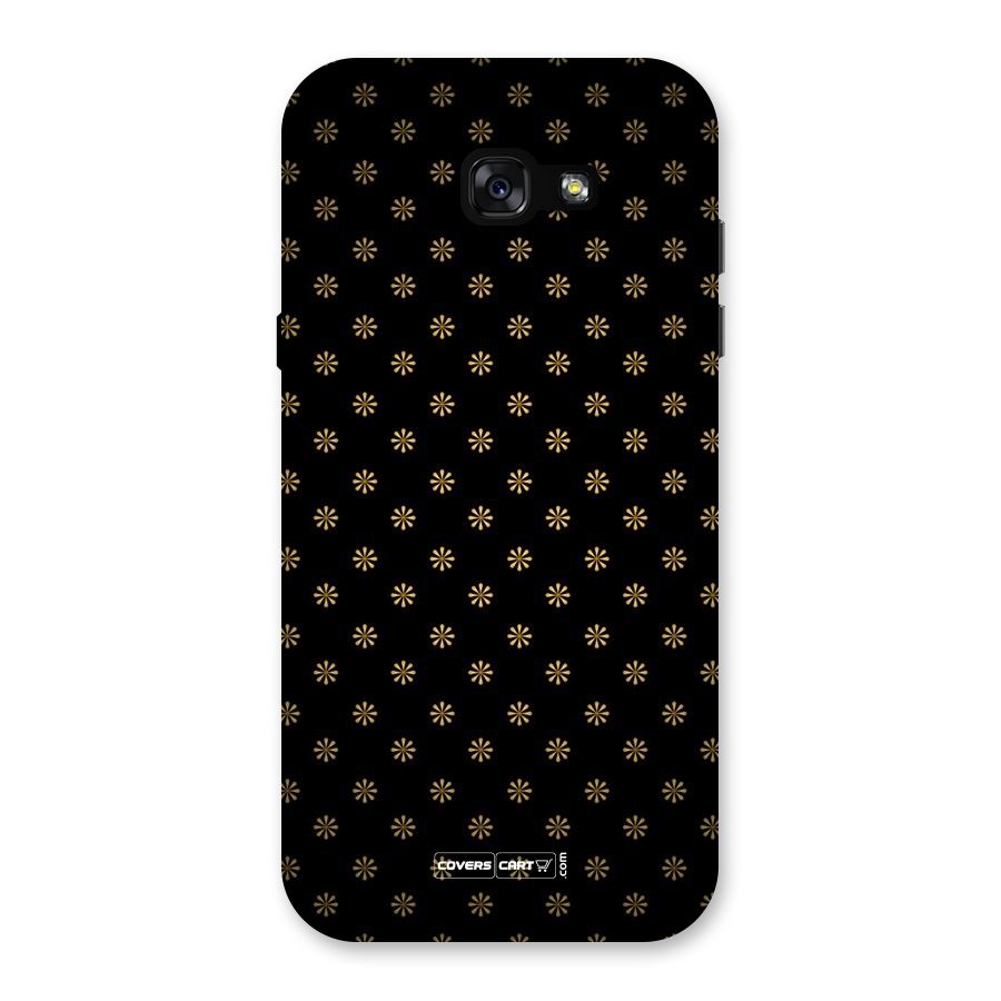 Golden Flowers Back Case for Galaxy A7 (2017)