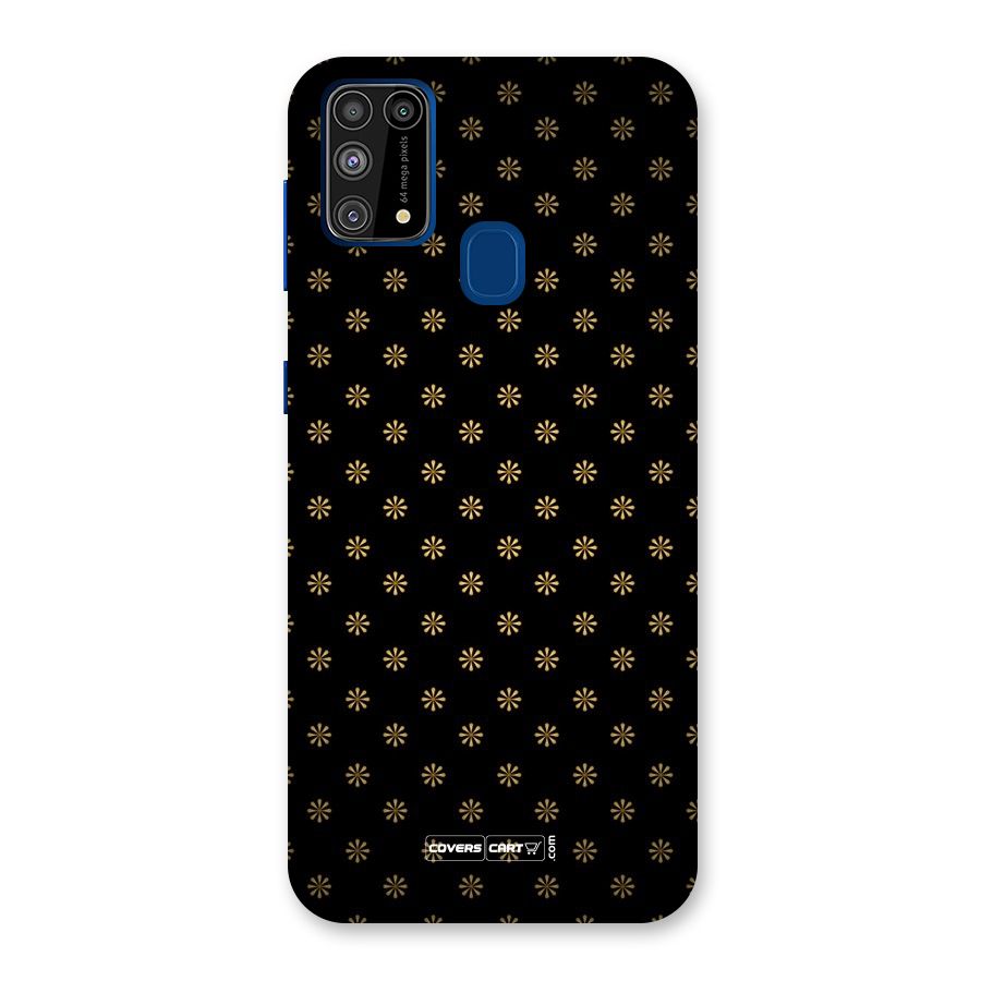 Golden Flowers Back Case for Galaxy F41