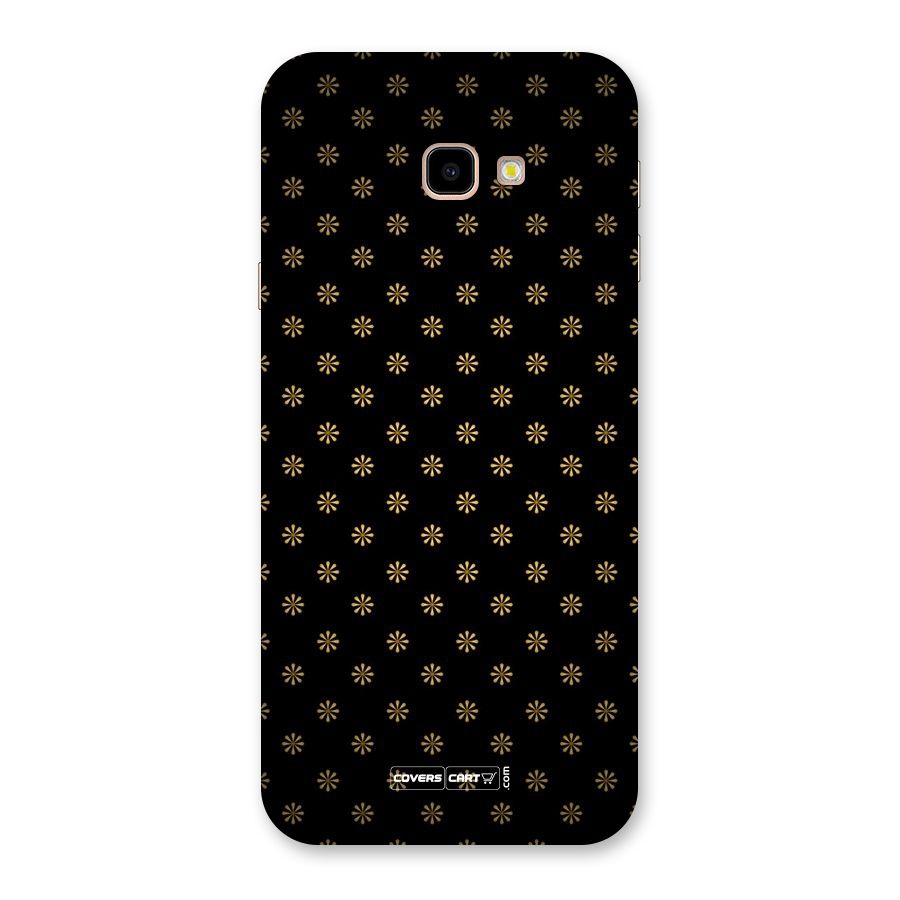 Golden Flowers Back Case for Galaxy J4 Plus