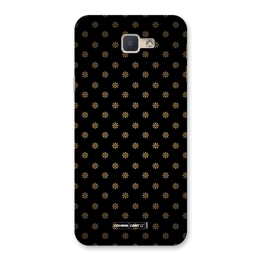 Golden Flowers Back Case for Galaxy J5 Prime