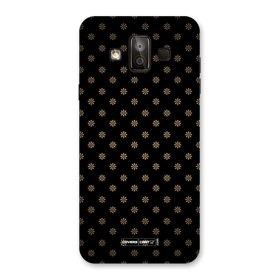 Golden Flowers Back Case for Galaxy J7 Duo