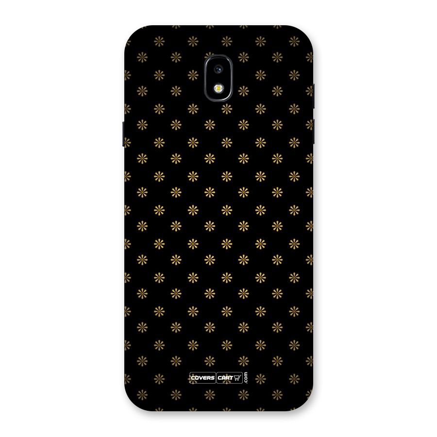 Golden Flowers Back Case for Galaxy J7 Pro