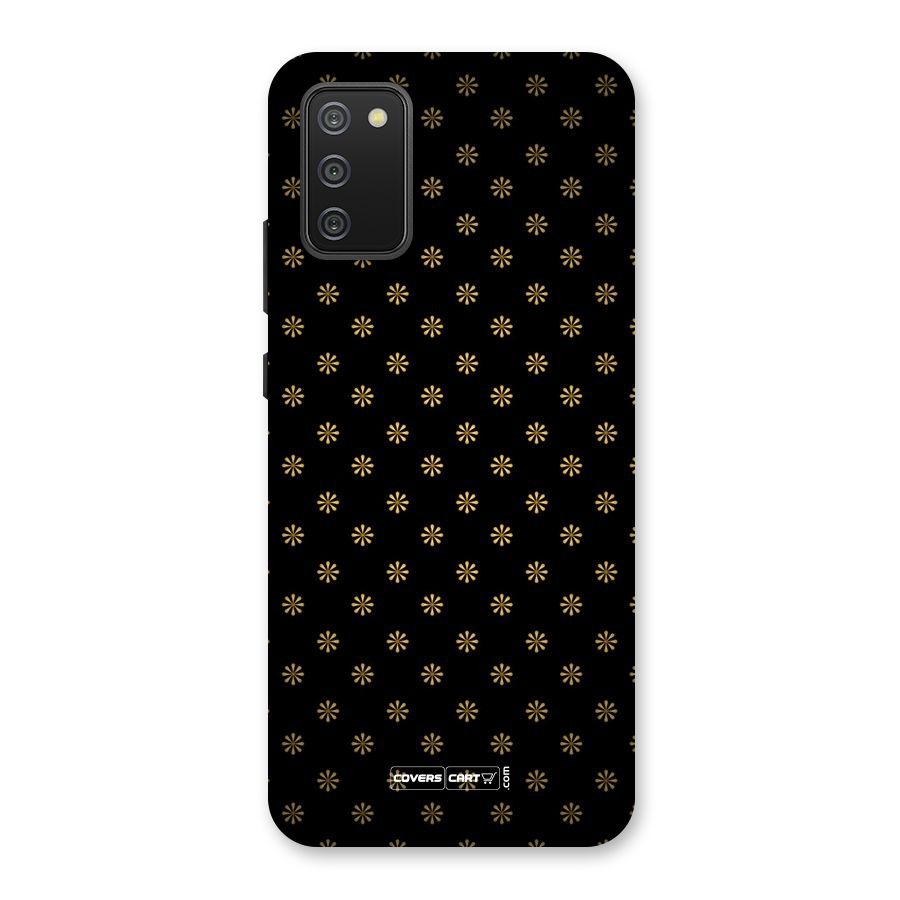 Golden Flowers Back Case for Galaxy M02s
