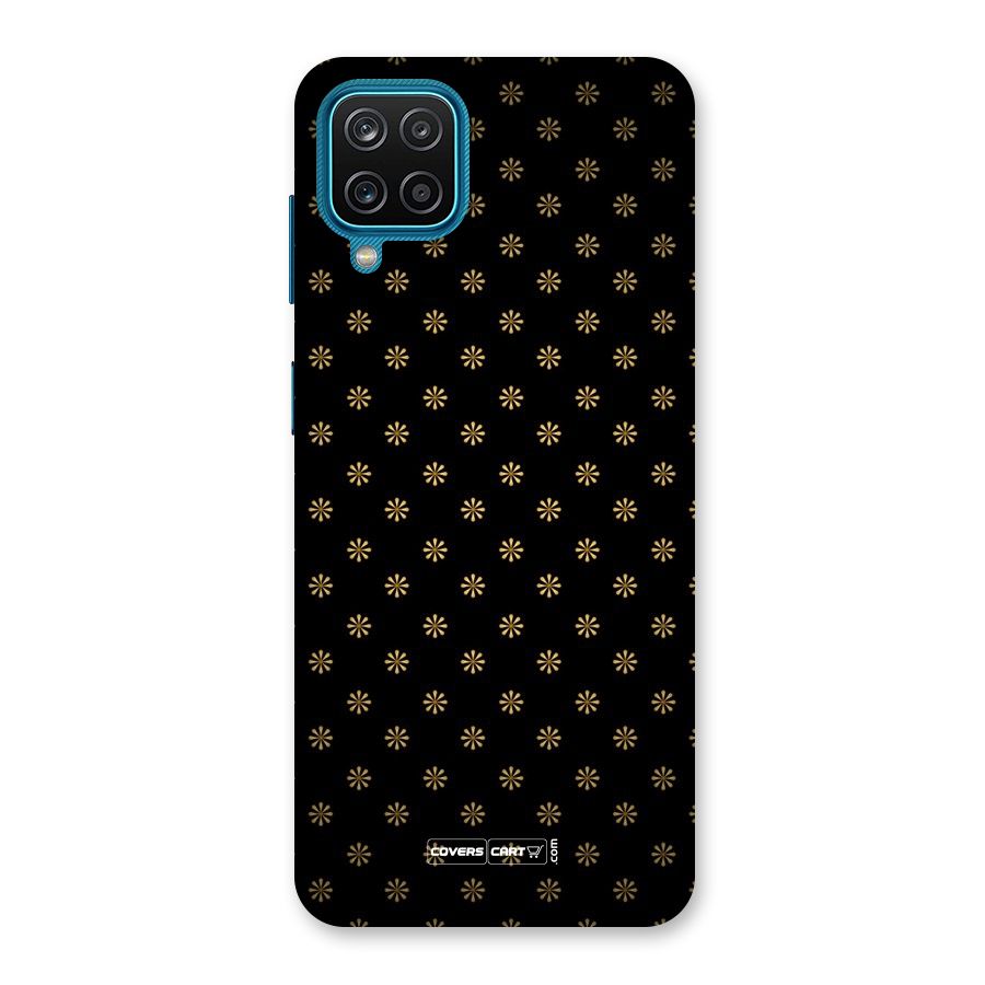 Golden Flowers Back Case for Galaxy M12