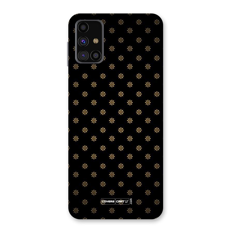 Golden Flowers Back Case for Galaxy M31s