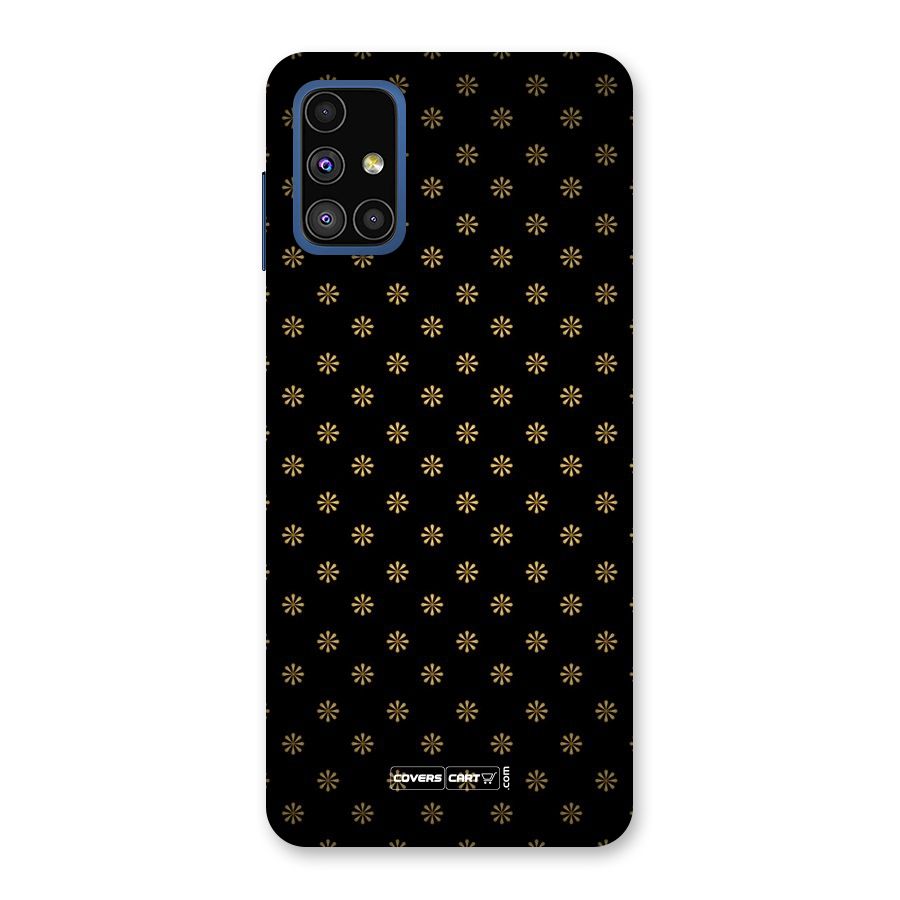 Golden Flowers Back Case for Galaxy M51