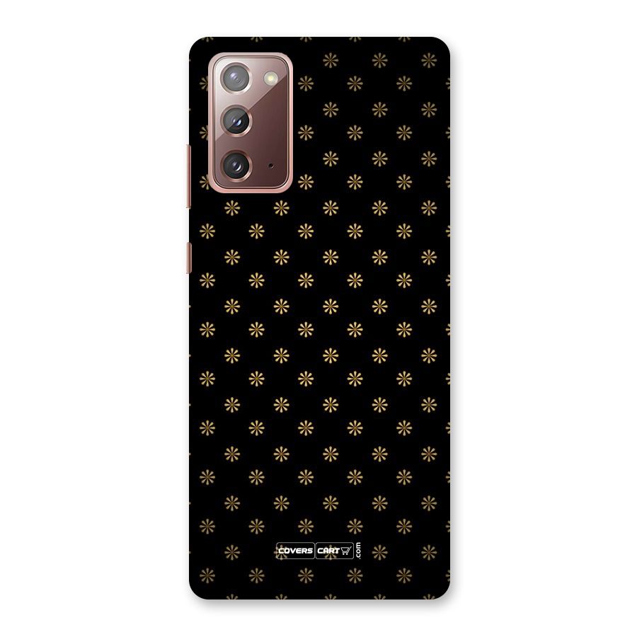 Golden Flowers Back Case for Galaxy Note 20