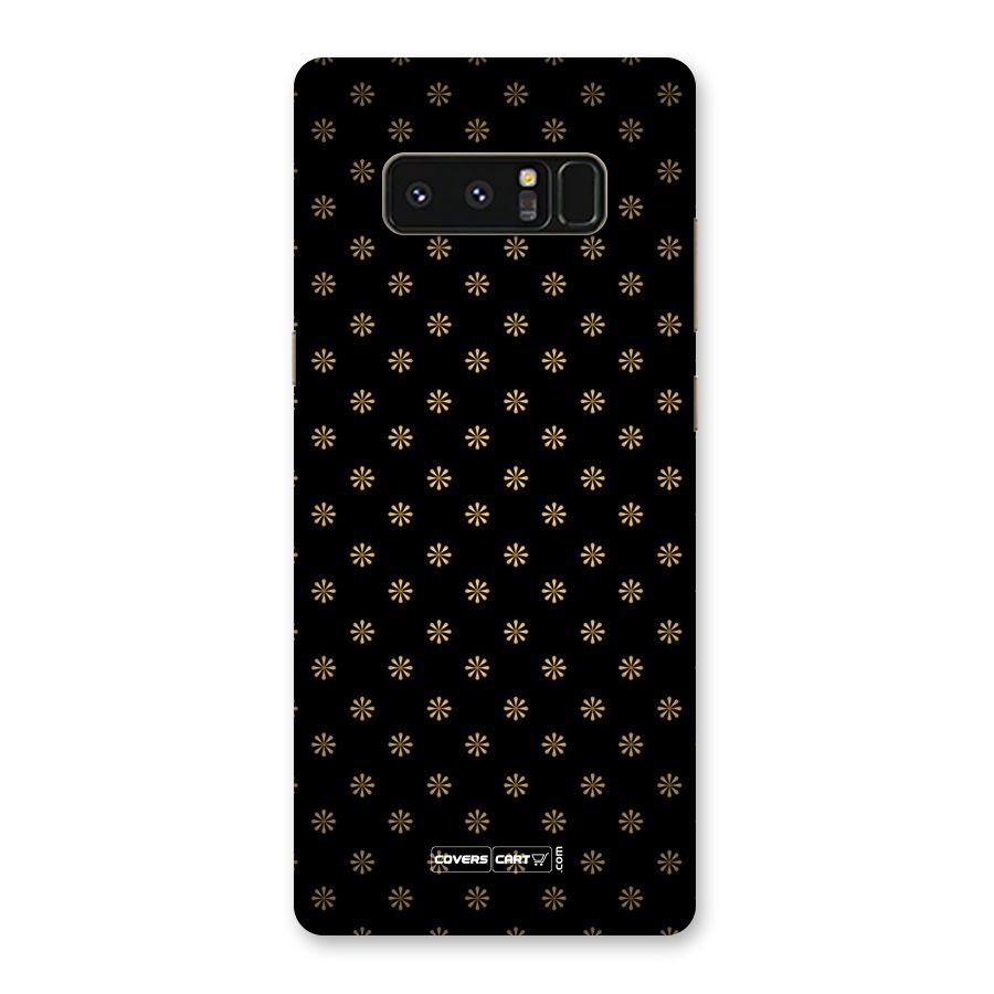 Golden Flowers Back Case for Galaxy Note 8