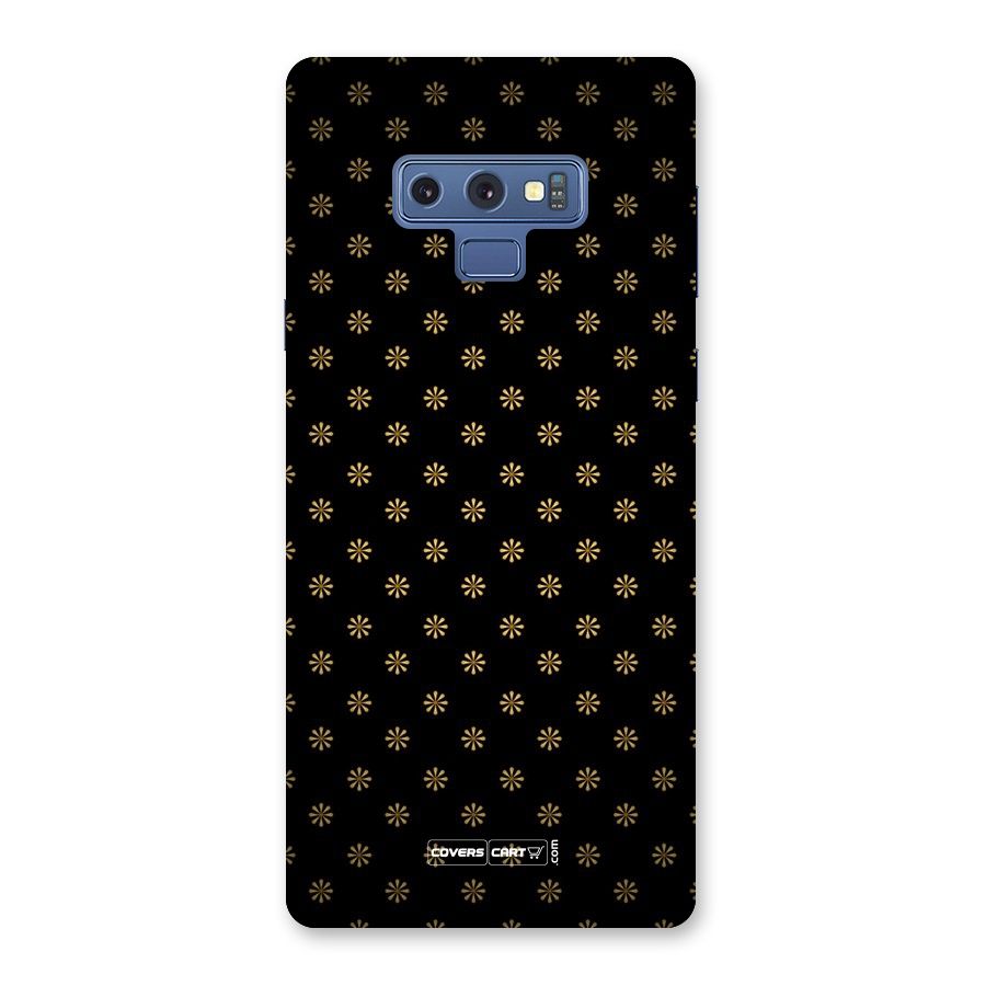 Golden Flowers Back Case for Galaxy Note 9