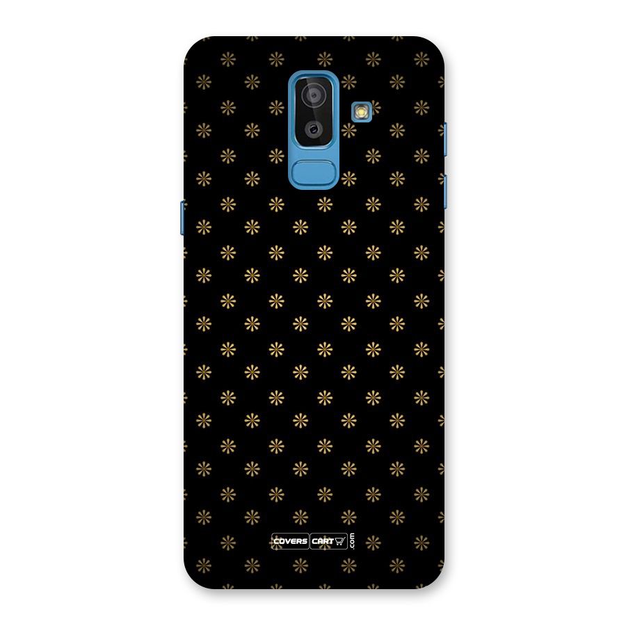 Golden Flowers Back Case for Galaxy On8 (2018)