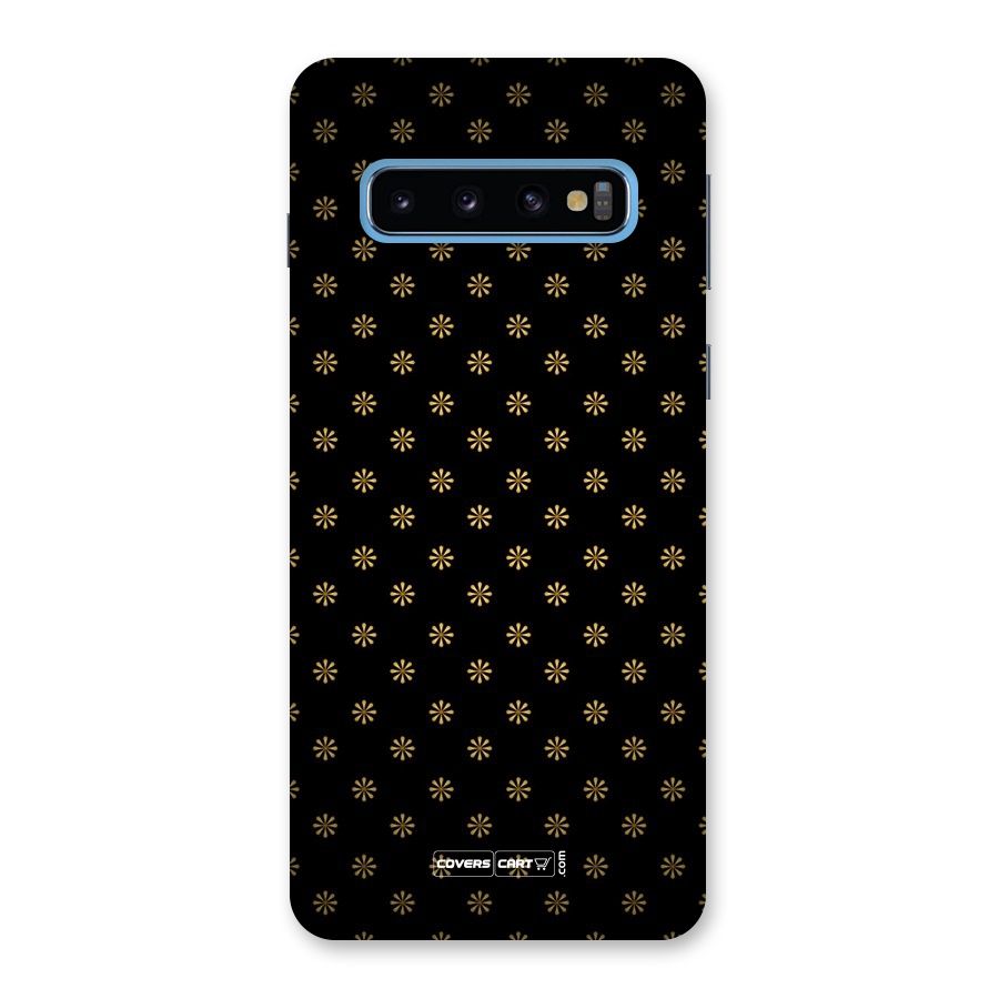 Golden Flowers Back Case for Galaxy S10