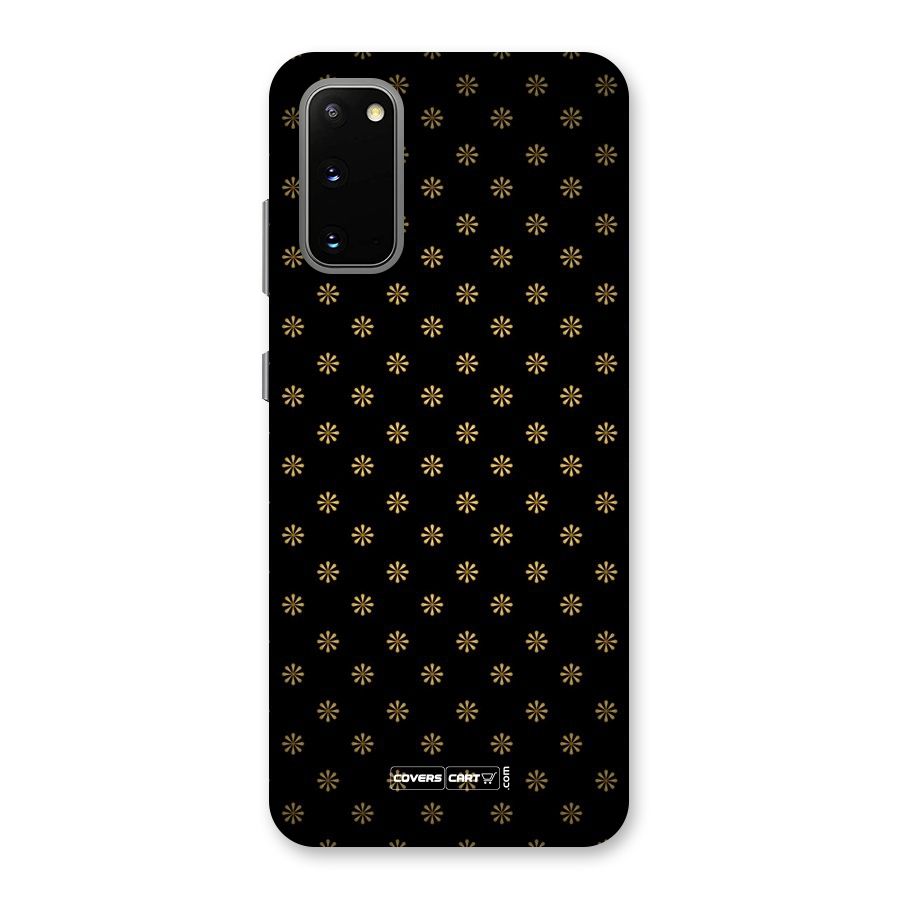 Golden Flowers Back Case for Galaxy S20