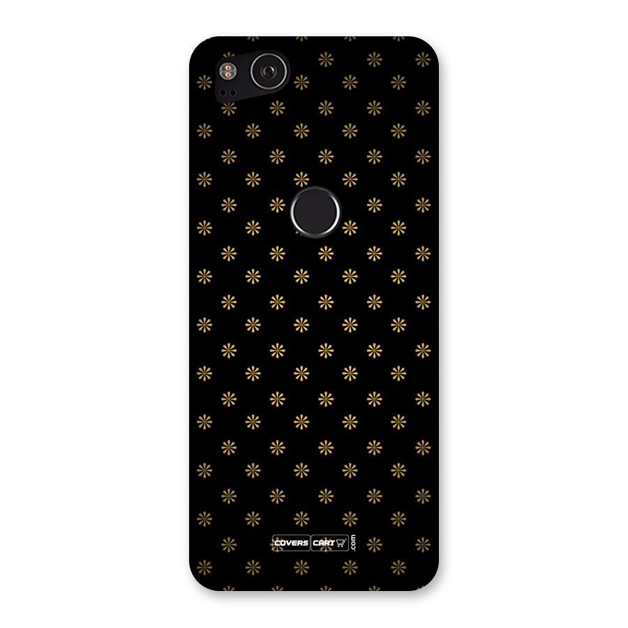 Golden Flowers Back Case for Google Pixel 2