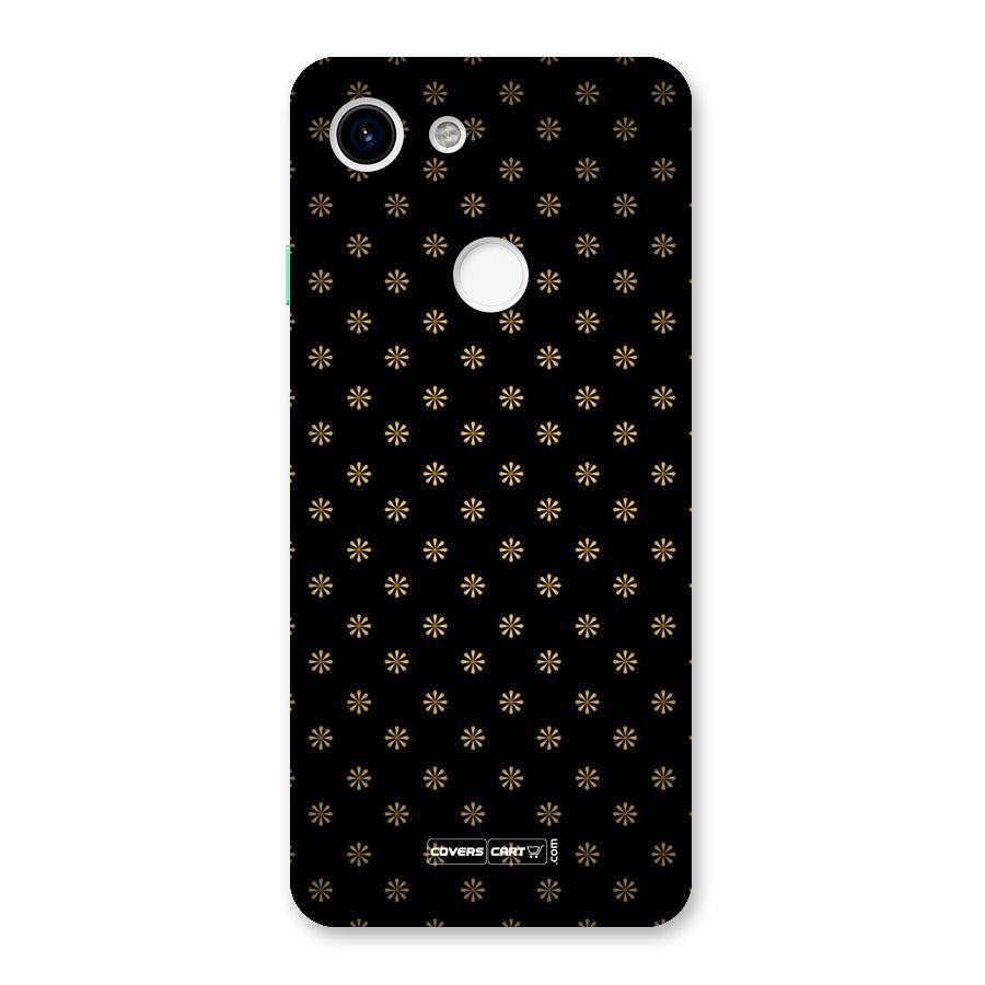 Golden Flowers Back Case for Google Pixel 3