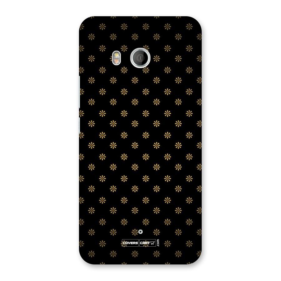Golden Flowers Back Case for HTC U11
