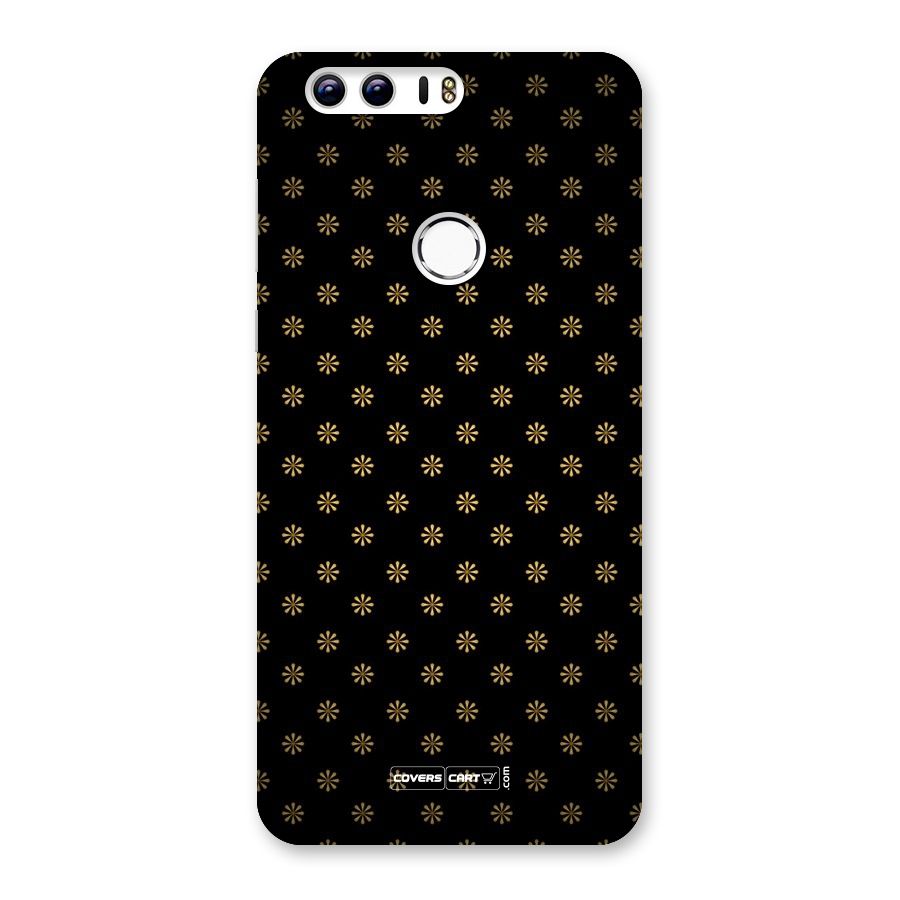 Golden Flowers Back Case for Honor 8