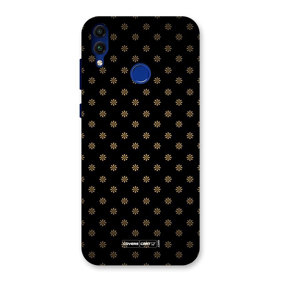 Golden Flowers Back Case for Honor 8C