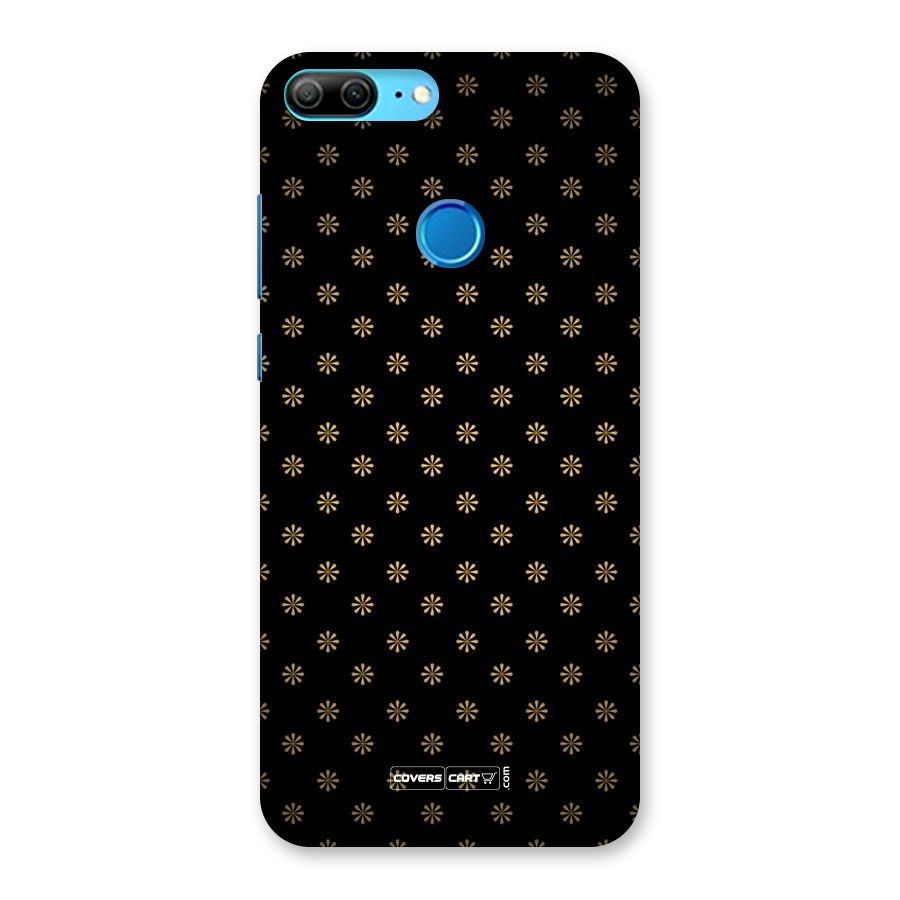 Golden Flowers Back Case for Honor 9 Lite