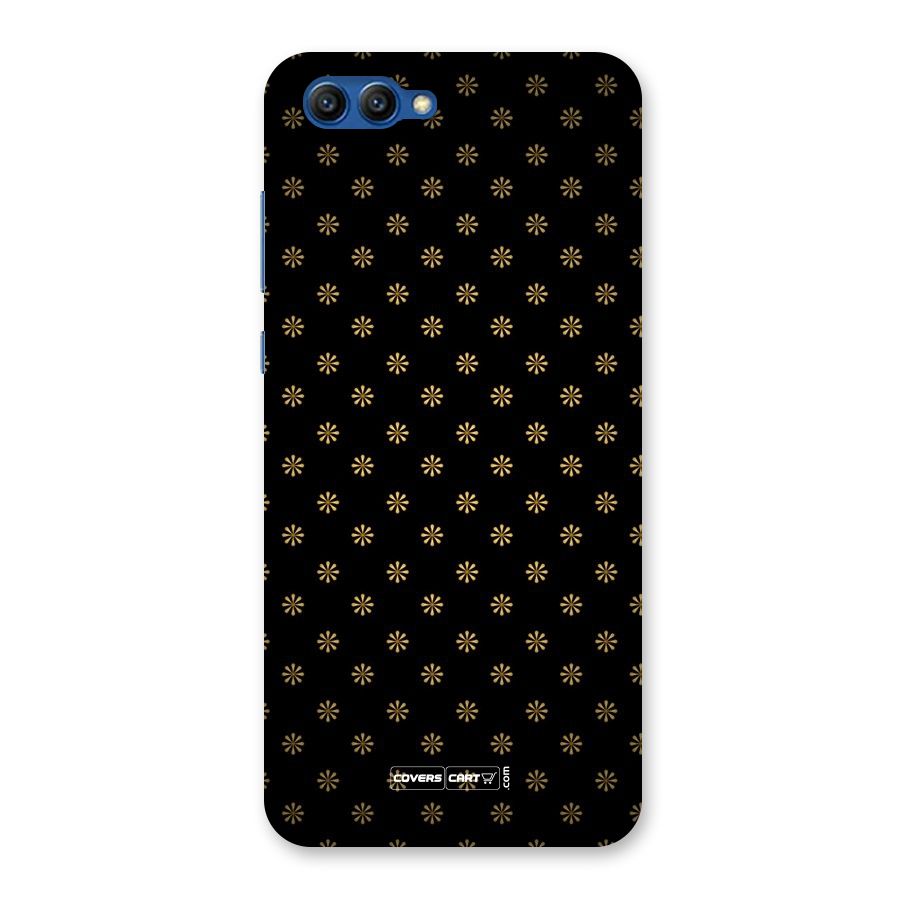 Golden Flowers Back Case for Honor View 10