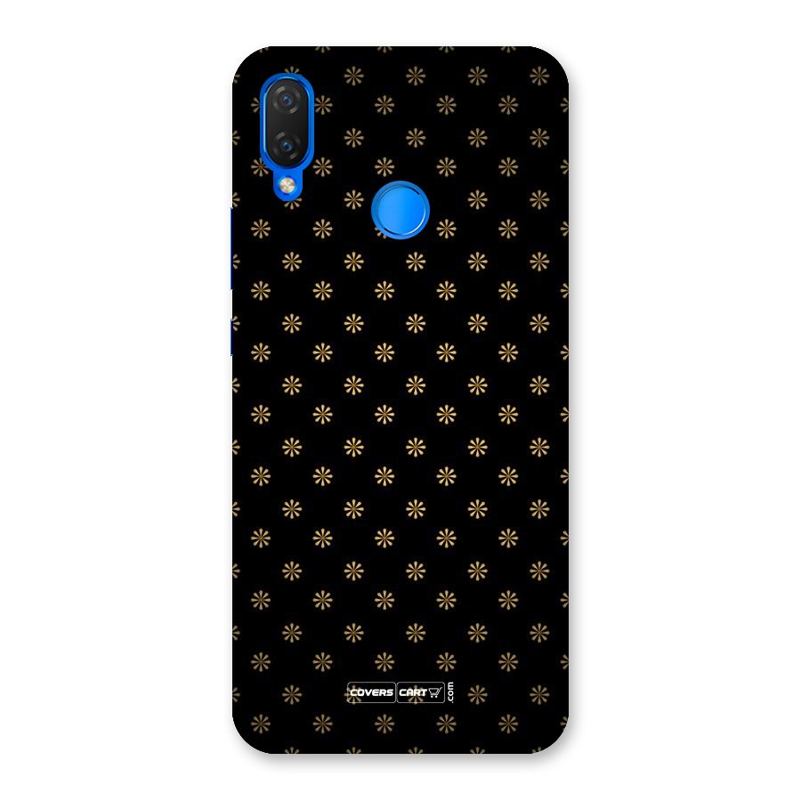 Golden Flowers Back Case for Huawei P Smart+