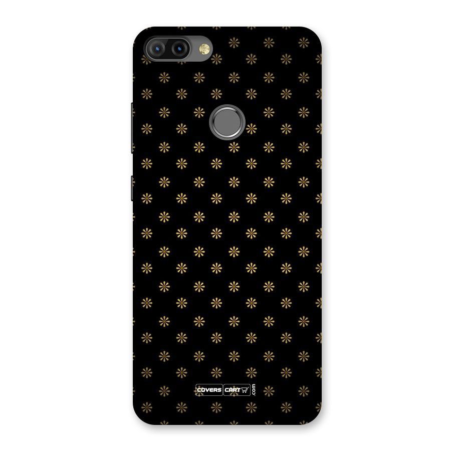 Golden Flowers Back Case for Infinix Hot 6 Pro