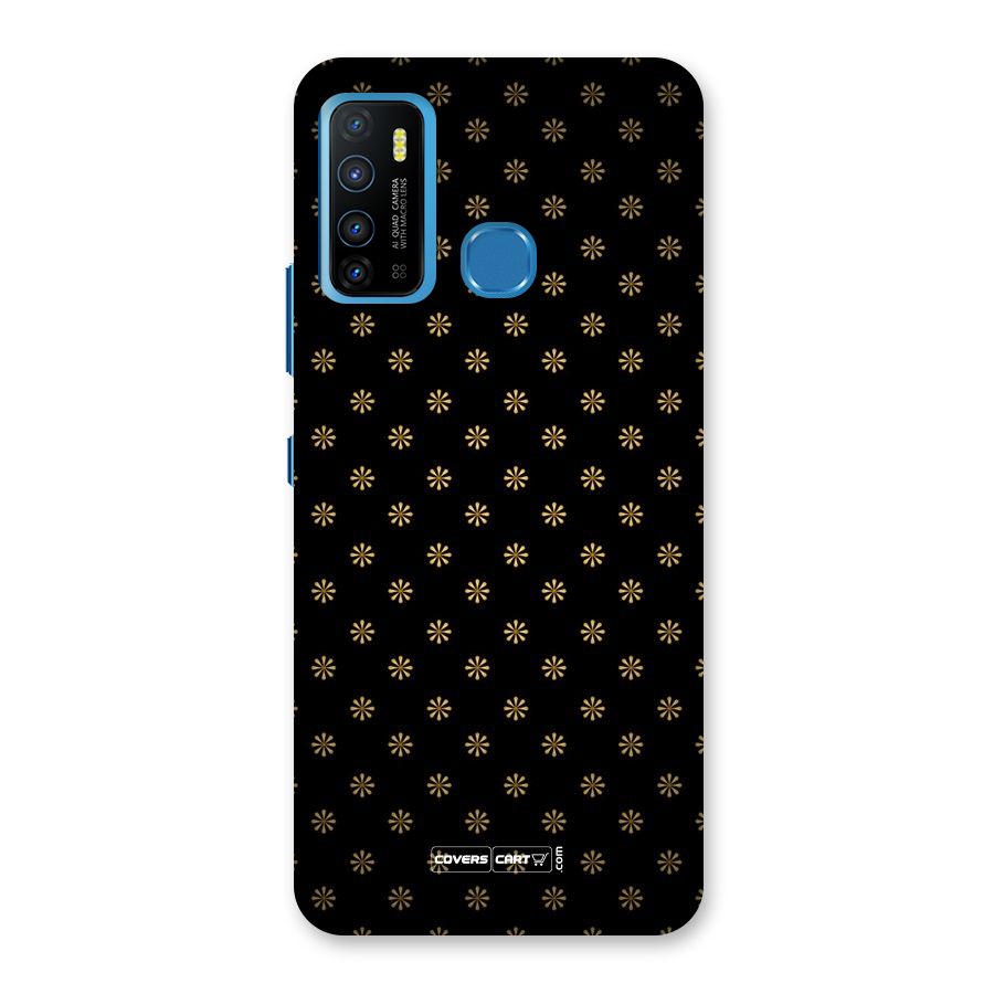 Golden Flowers Back Case for Infinix Hot 9