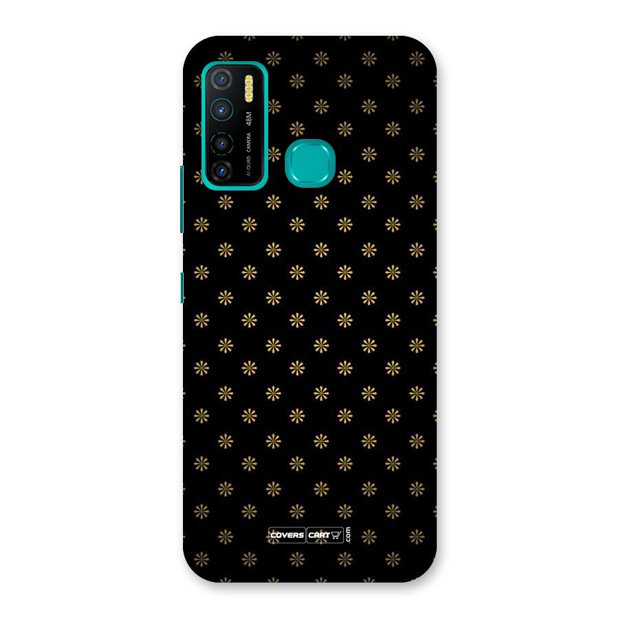 Golden Flowers Back Case for Infinix Hot 9 Pro