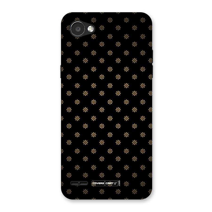 Golden Flowers Back Case for LG Q6