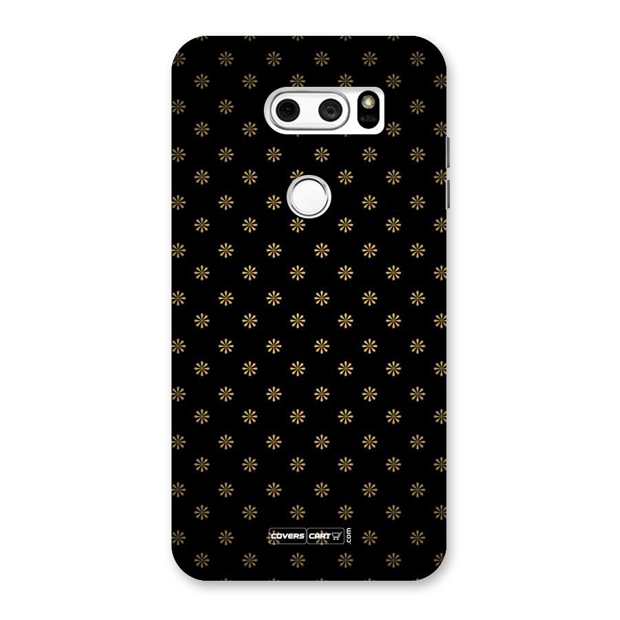 Golden Flowers Back Case for LG V30