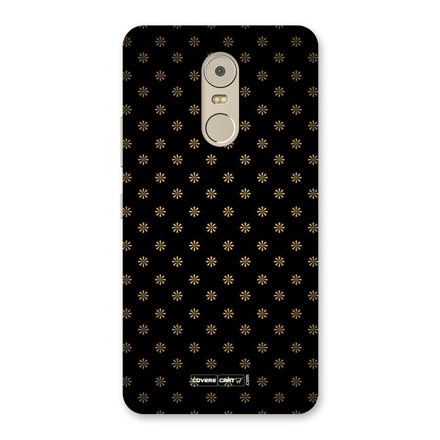 Golden Flowers Back Case for Lenovo K6 Note