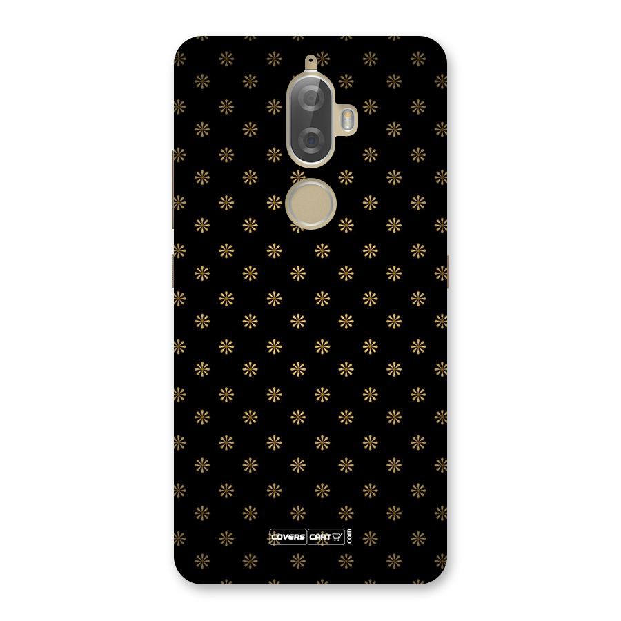Golden Flowers Back Case for Lenovo K8 Plus