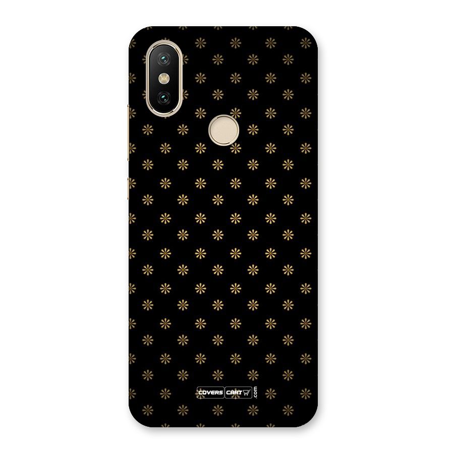 Golden Flowers Back Case for Mi A2